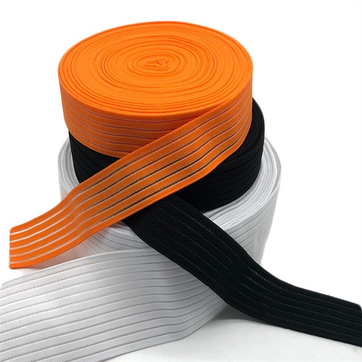 Woven Elastic Band With Loop Coil Surface for Medical Support Belt